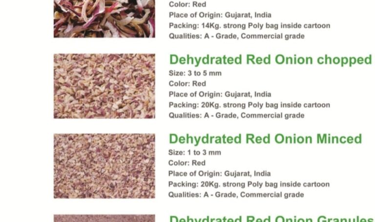 Dehydrated Red Onion Flakes
