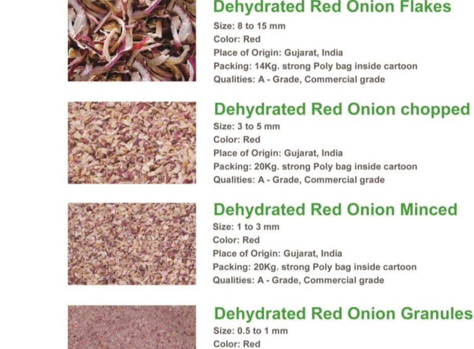 Dehydrated Red Onion Product